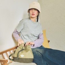 COMO NINOZ 棉質帆布水桶包 WW9N3TBAB101