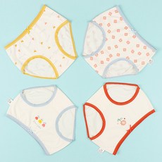 SCOXX 女童學生三角內褲4件組 WPS-816