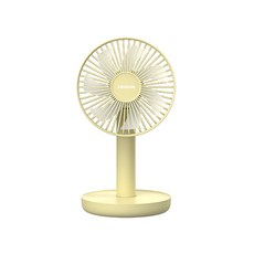 카론슨 AURA 휴대용 탁상 선풍기, KA-FAN AU, 크림 레몬 KA-FAN AU, 크림 레몬