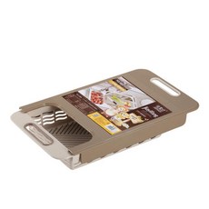 MEO 露營用抽屜式砧板, 棕色