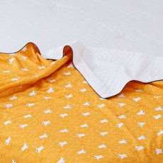 ahtty blanc 嬰兒毛毯, 白色小熊