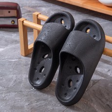 THE ZAKKA Drainfit 排水浴室拖鞋, 1個, 黑色