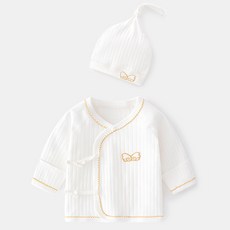 JOYMULTI 幼兒款兔子彩虹天使肚衣帽子組 棕色翅膀