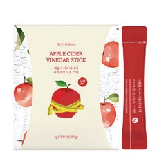 Girl's Bakery 蘋果醋隨身包 30入裝, 90g, 30條, 1盒