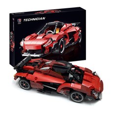 汽車積木 T515 豪華超級跑車, 紅色