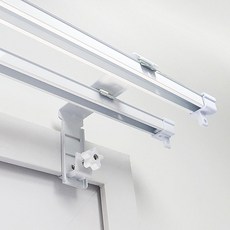 Kamsungnamja 安圖里雙軌用窗簾配件 10.5 x 8 x 3.2 cm, 3入, 白色