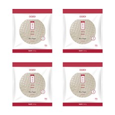 아오자이 라이스 페이퍼 원형 18cm 48p, 300g, 4개