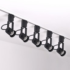 planlux Angel Lighting 魔術蓋咖啡廳軌道燈具 5入, 黑色, 5個