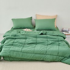 바자르 밀키터치 알러지케어 워싱 차렵 이불 세트