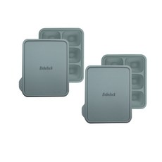 Beverac Fonaire 鉑金矽膠立方體 6 球 2p, 藍灰色, 2盒