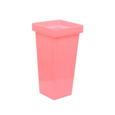 마크하스 꽃꽂이용 스퀘어 화분 소형, 핑크, 1개