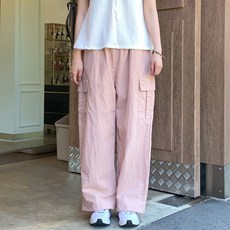 Taniz 女款 Britson 尼龍工裝鬆緊帶運動褲