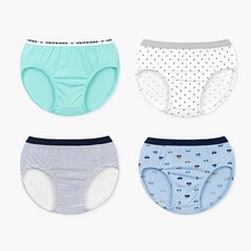 Uni FRIend 男童款印花三角內褲 4件組