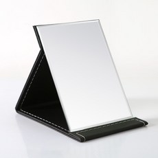 네이처타임즈 접이식 휴대용 탁상거울 대형, 블랙