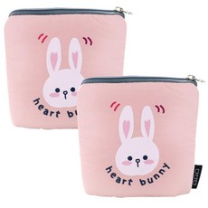 Semams 卡通保冷萬用袋 2入組 - 粉紅兔, 粉紅兔子款