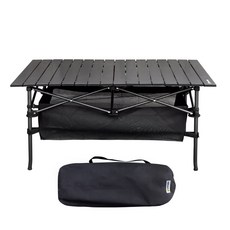 Breeze Moon 2ND 鐵製桌 + 網袋 + 專用收納袋, 黑色