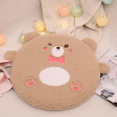 홈플로우 귀여운 곰돌이 쿠션 의자 방석