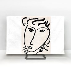 Market A 高品質風格電視防塵罩, TYPE2