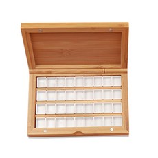 Bellian 水彩壓克力竹托盤可拆卸 36 色, 1個, 36格