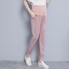 銀線設計孕婦束口運動褲