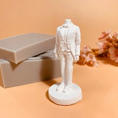 ANGLE THING 五月新郎燕尾服雙面立體矽膠模具, 單一顏色