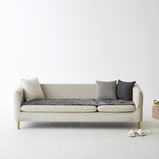 라뽐므 누아쥬 장모 극세사 소파패드