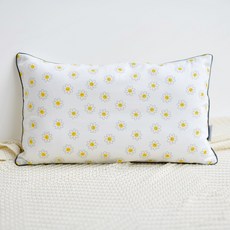 ahtty blanc 純棉四季防蟎可調高度嬰兒枕, 快樂花朵