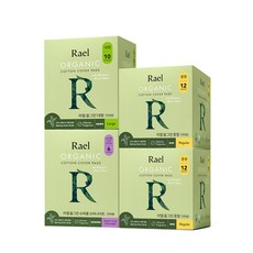 Rael 棉質衛生棉套組 4入, 1套