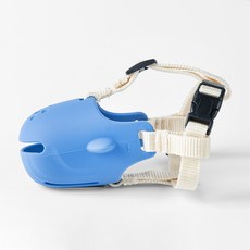 Lanboer 狗狗海豚造型嘴套 XL, 1個, 藍色