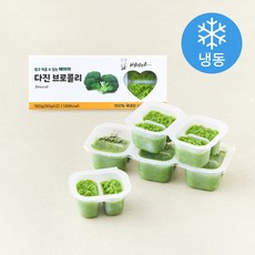 배마마 곱게 다진 브로콜리 2개입 (냉동), 180g, 1개