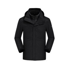 RION 男款加厚棉質內膽可拆式登山防風外套 JJ159