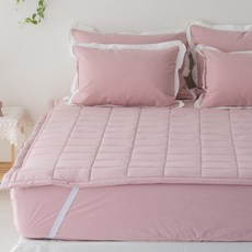 SCOHOME 高密度棉質保潔墊, 純粉色