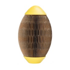 LIVING DUO 框 橄欖球 貓 玩具 橢圓形, 棕色的, 1個