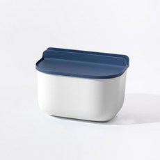 纖薄面紙收納盒, 白藍色