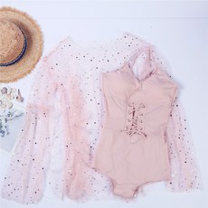 女款 Midnight Coco Noah 兩件式連身泳衣 B235WF02278, 粉紅色