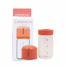 JOHANSON bebis 安心玻璃奶瓶 160ML 耐熱玻璃, J0004, 1個