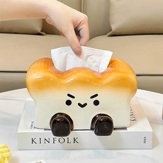 Mirnoa 吐司造型陶瓷手機紙巾盒 MMM3443, 單一顏色