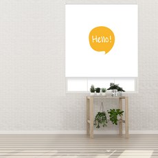 헬로 실사 롤스크린 암막원단