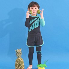 兒童衝浪防磨衣3件組