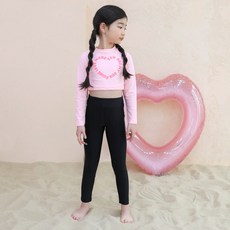 로로샤 여아용 다로 래쉬가드 하이웨스트 레깅스 세트
