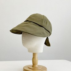 씨오브비 뒷리본 무지 보넷모자