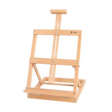 마파람 桌上型 木製 便攜式 原木 折疊桌上型畫架 MPR-11