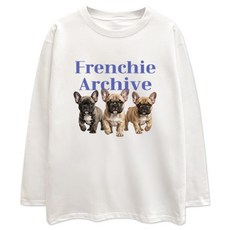 LITTLE RABBIT 家庭法國鬥牛犬長袖T恤