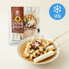 고래주방 밀가루 0% 꼬치어묵 물떡꼬치 (냉동), 512g, 1개