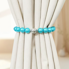 제이케이 커튼 고정 스트랩 40cm, 블루, 1개