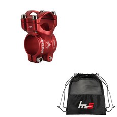 나야스타일 자전거 스템 25.4 x 35 mm + 전용 파우치 세트 CYYP-84-2PU, 레드(스템), 1세트