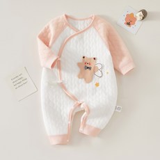 Bebeniz 嬰幼兒用 Angel Bear 粉彩新生兒連身衣