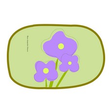 Witherhome 醜花朵多功能地墊, 綠色, 1個