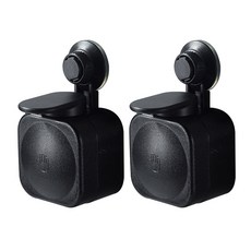 MONACO OLIVE 吸盤式按壓洗髮精瓶, 黑色, 2個