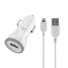 Yoitch 車用快速充電器 18W, 白色的, YC-C1U200